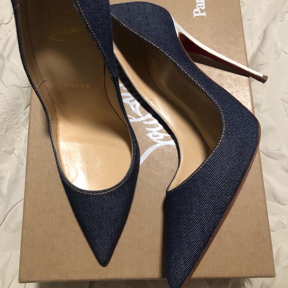Authentic “Hard to find” Denim so kate Louboutin